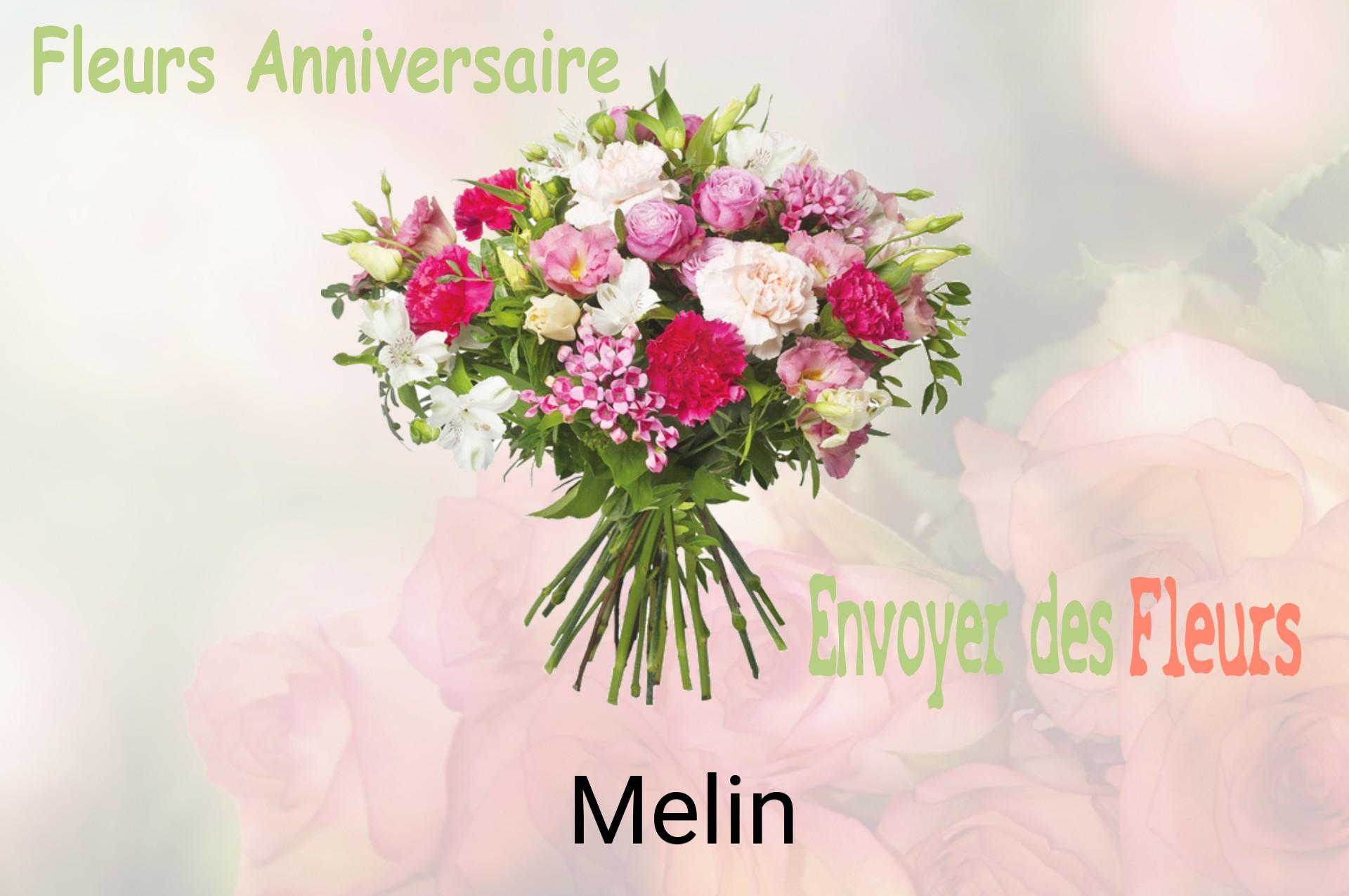 Bouquet de fleurs d’anniversaire livré à Melin